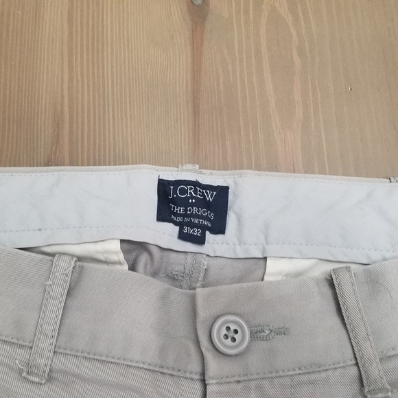 J. Crew Driggs Chinos 32x32 EUC in Light Grey - Picture 2 of 2